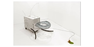 Modern art in grayscale