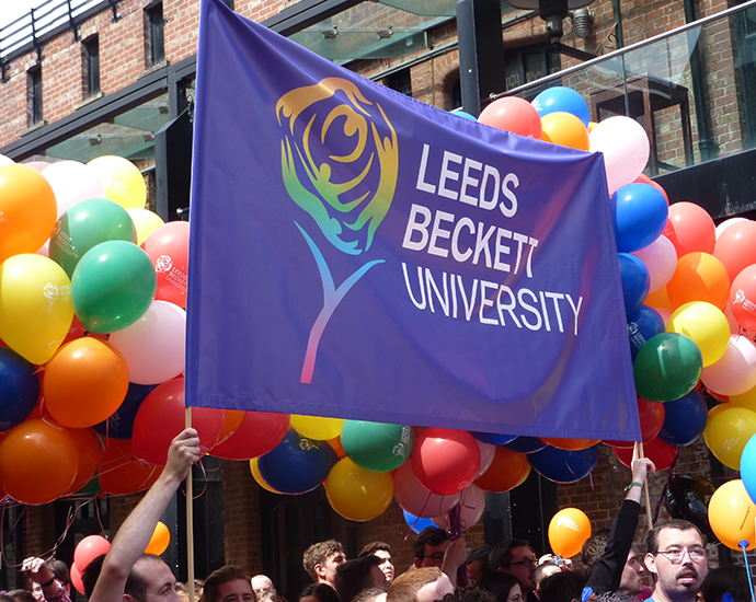 Leeds Beckett University at Pride 2015