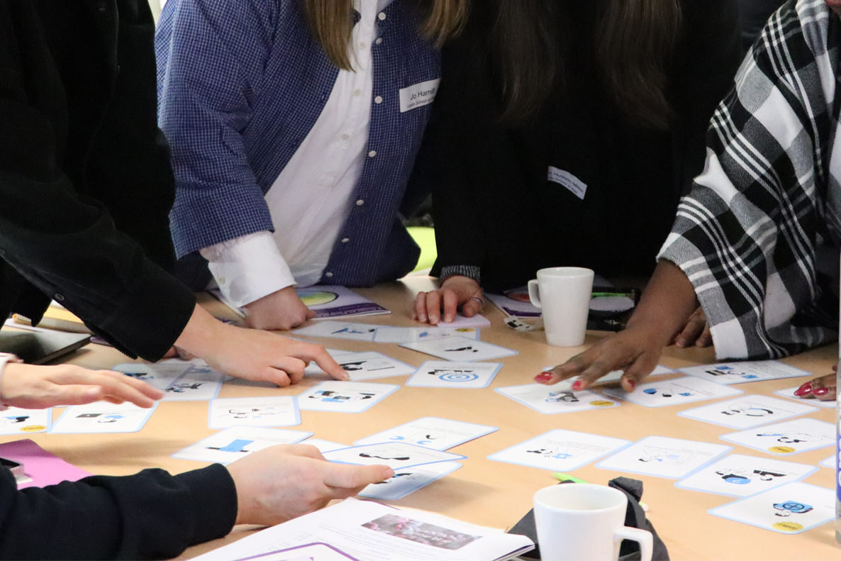 Cards against humanity style learning card game