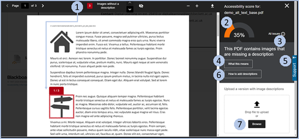 Picture showing Ally item report