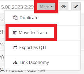 move to trash icon