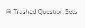 Trashed question sets icon