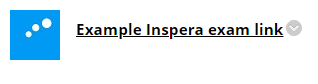 Inspera exam link