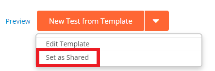 share template button