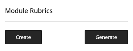 Generate module rubric