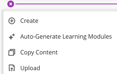 Ultra generate learning modules