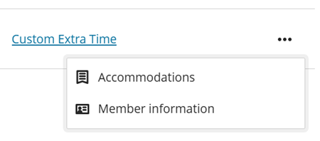 Manage accommodations