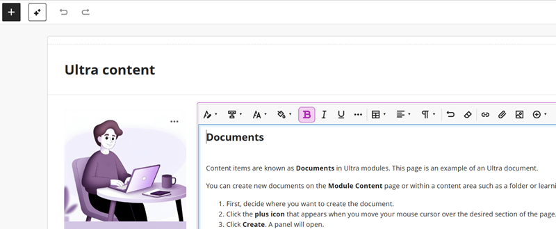 An example Ultra document