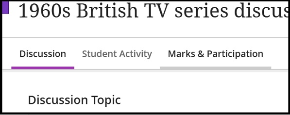 Discussions marks and part 17