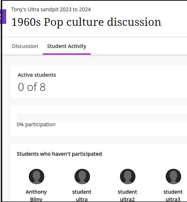 Discussions stud act 19