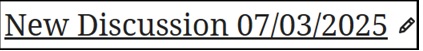 Discussions title 3
