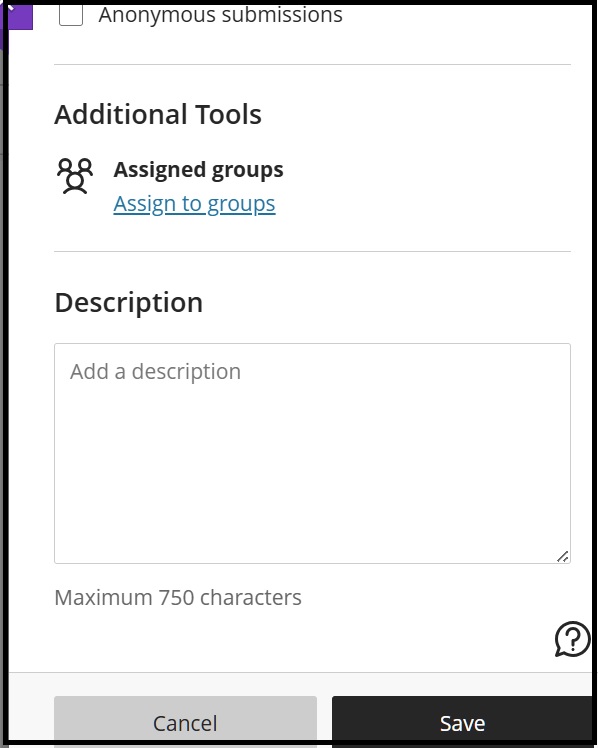 Ultra forms assess settings 9