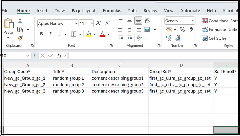 import from CSV excel open 3