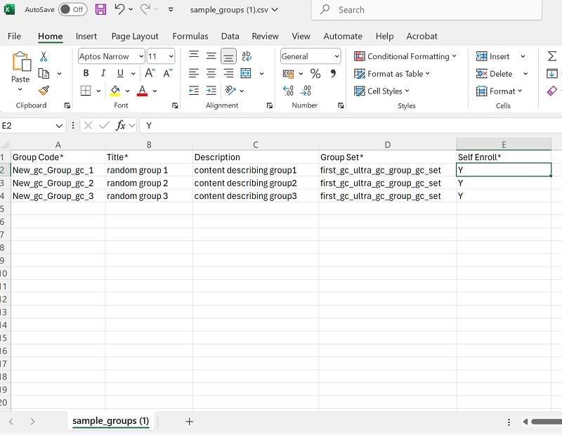 Groups import download eg 3