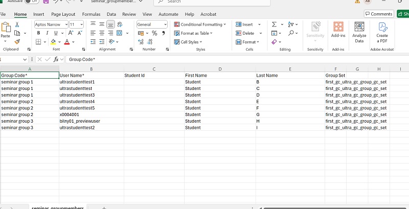 Groups import members 8b