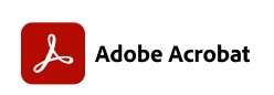 Adobe Acrobat icon PDF  may be required