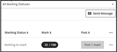 Grade centre mark assign marked not posted 16j