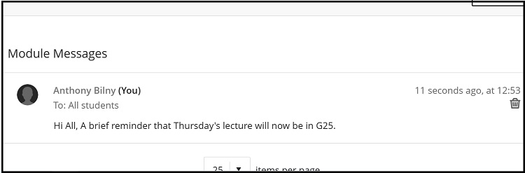 Messaging posted mess 7