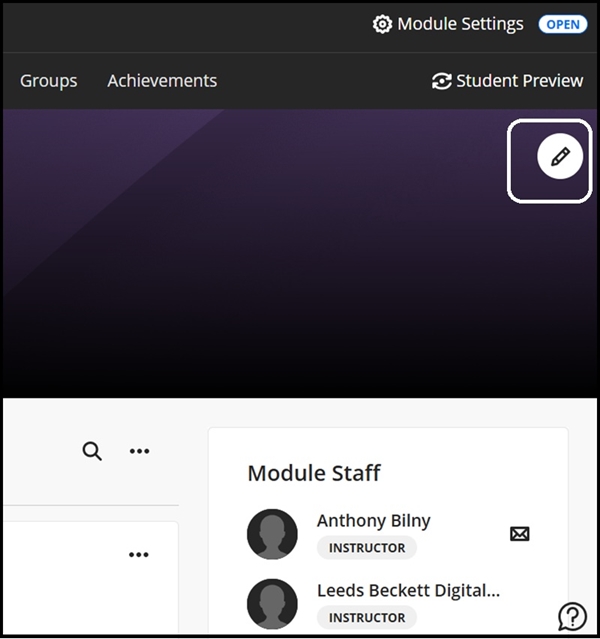 display settings pencil icon RH 1
