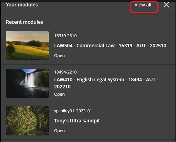 main module page modules and home exp 2