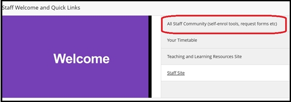 MyBeckett enrol All community 2