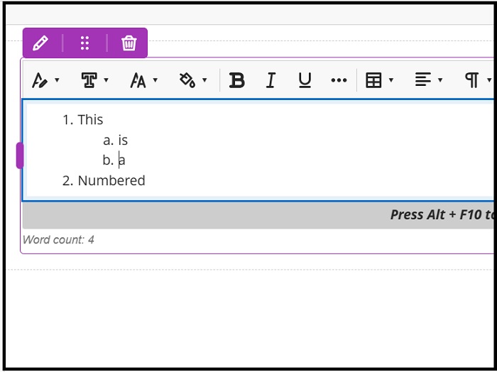 Text box RH lists 3c