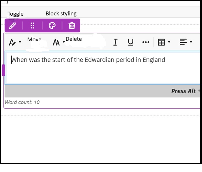 Text editor purple head menu 1