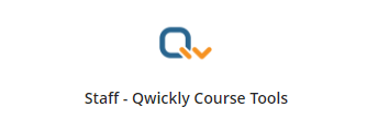 Staff Qwickly Course Tool icon