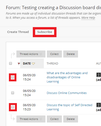 Subscribe to a forum to be notified of all replies 