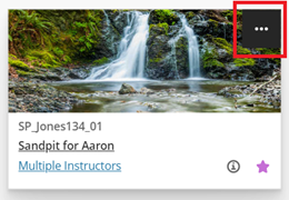 menu option hidden until cursor is placed top right hand corner when it tile veiw