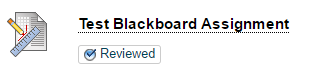 Reviewed tick box