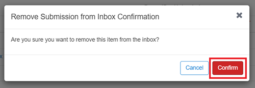remove from inbox request