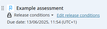 Turnitin assignment link