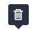 Trash can icon