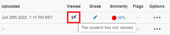Student Viewed Paper Icon Status