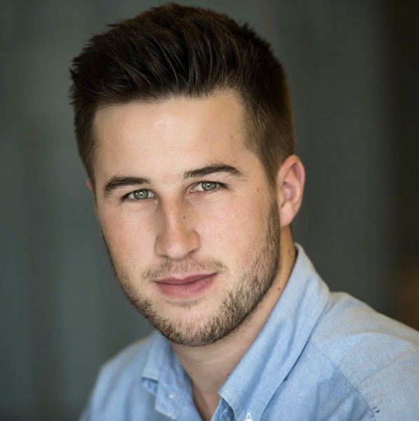 Young white man in early 20s - headshot
