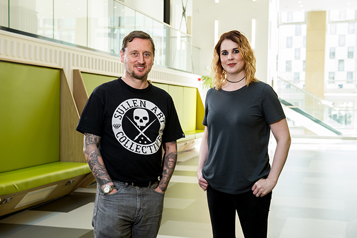 Dr Bill Davies and Dr Helen Nichols