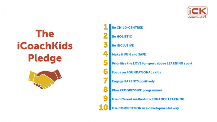 iCoachKids Pledge