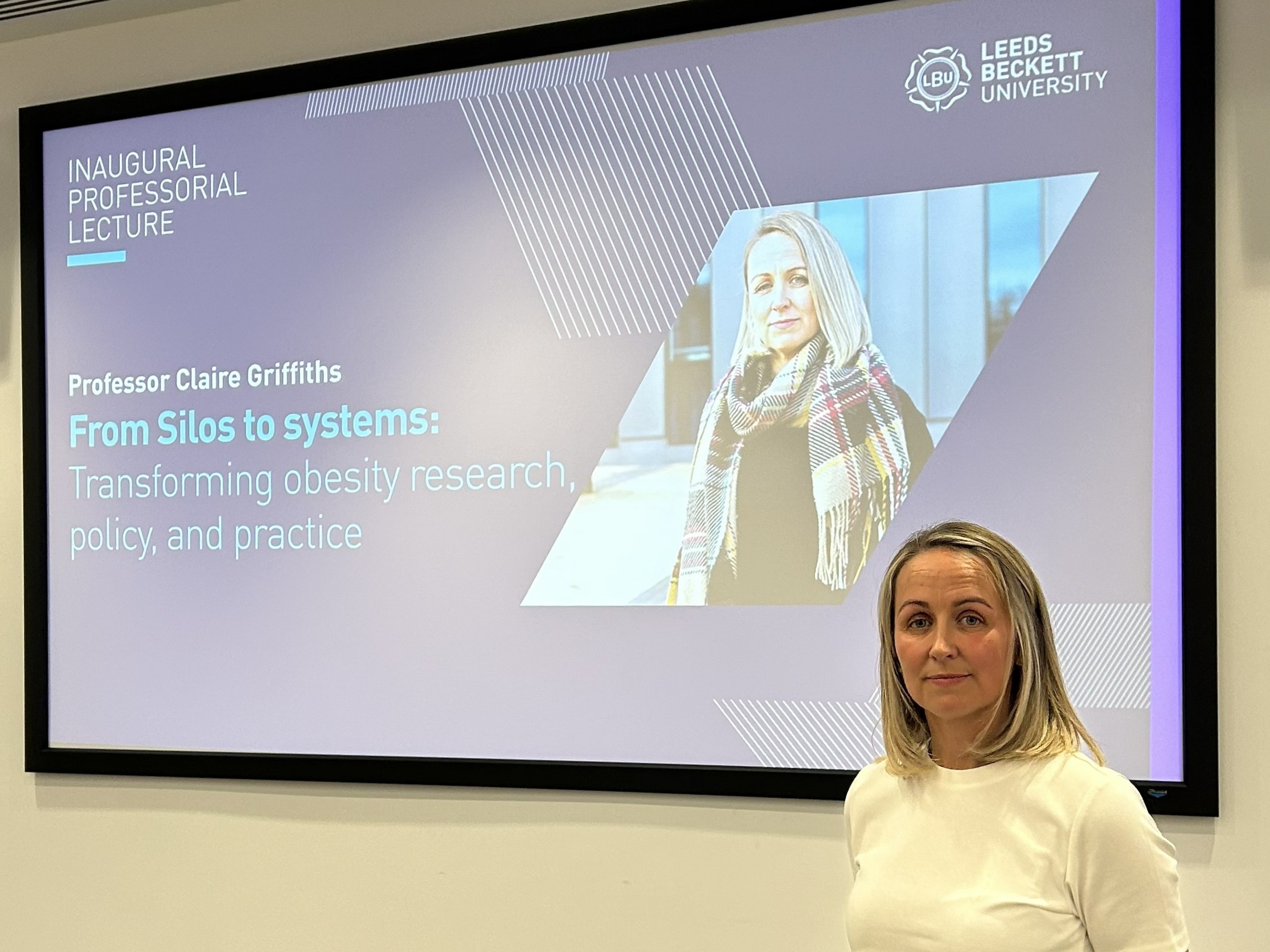 Professor Claire Griffiths delivers her inaugural lecture | Leeds ...