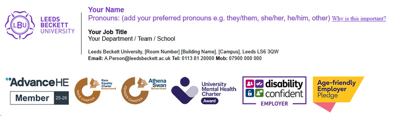 Awards Email Signature