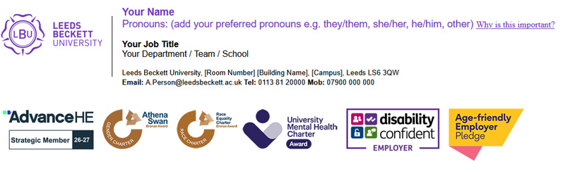 Awards Email Signature