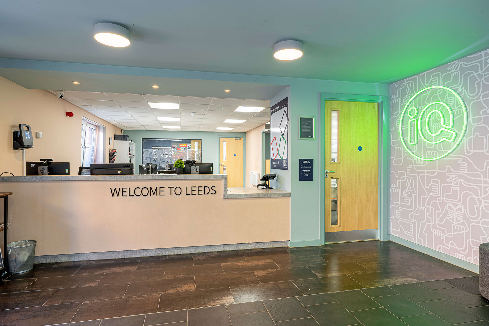 iQ Student Accommodation Leeds - Leeds Beckett University - Reception