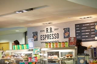 R.B.Espresso, coffee shop in the Rose Bowl, City Campus