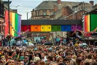 Leeds Pride, a celebration event of Yorkshire's biggest LGBT+ in the heart of Leeds City Centre.