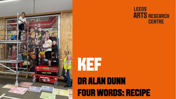 FOUR WORDS: RECIPE - DR ALAN DUNN