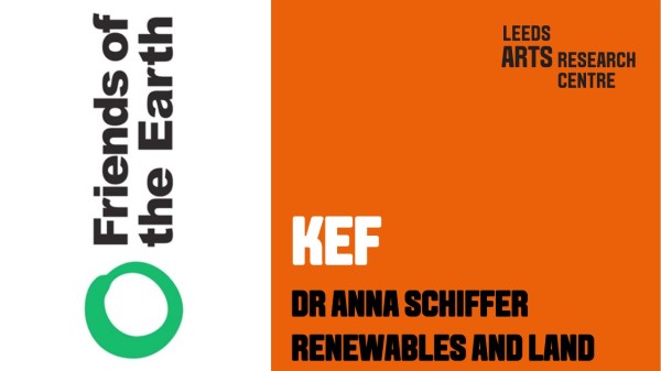 RENEWABLES AND LAND - DR ANNE SCHIFFER