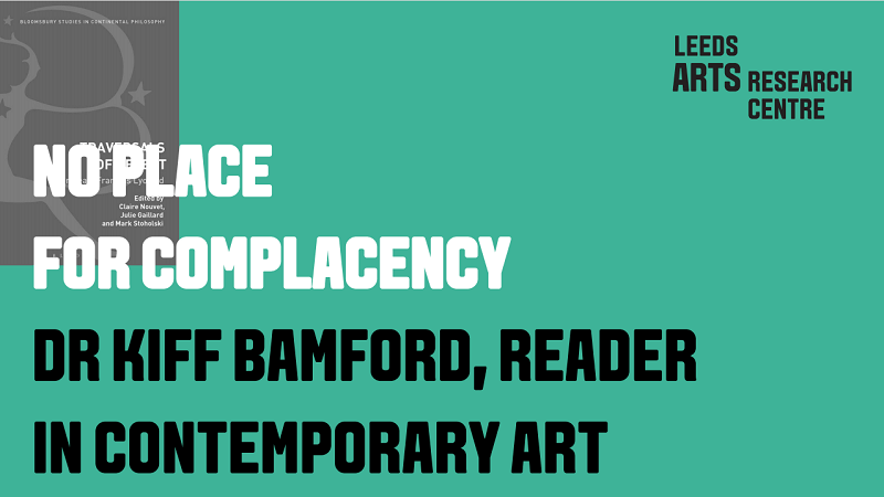 NO PLACE FORCOMPLACENCY - DR KIFF BAMFORD