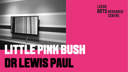 LITTLE PINK BUSH - DR LEWIS PAUL