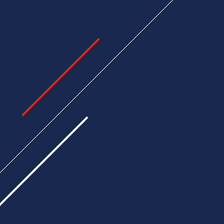 Graphics image of dark blue background with white, red and grey lines
