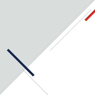 Graphics image of light grey and white triangles with dark blue and red blocks and grey lines